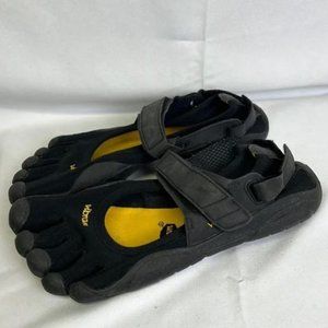 VIBRAM Barefoot Fivefingers Sprint Running/Water Black Fabric Size EU 40 US 9